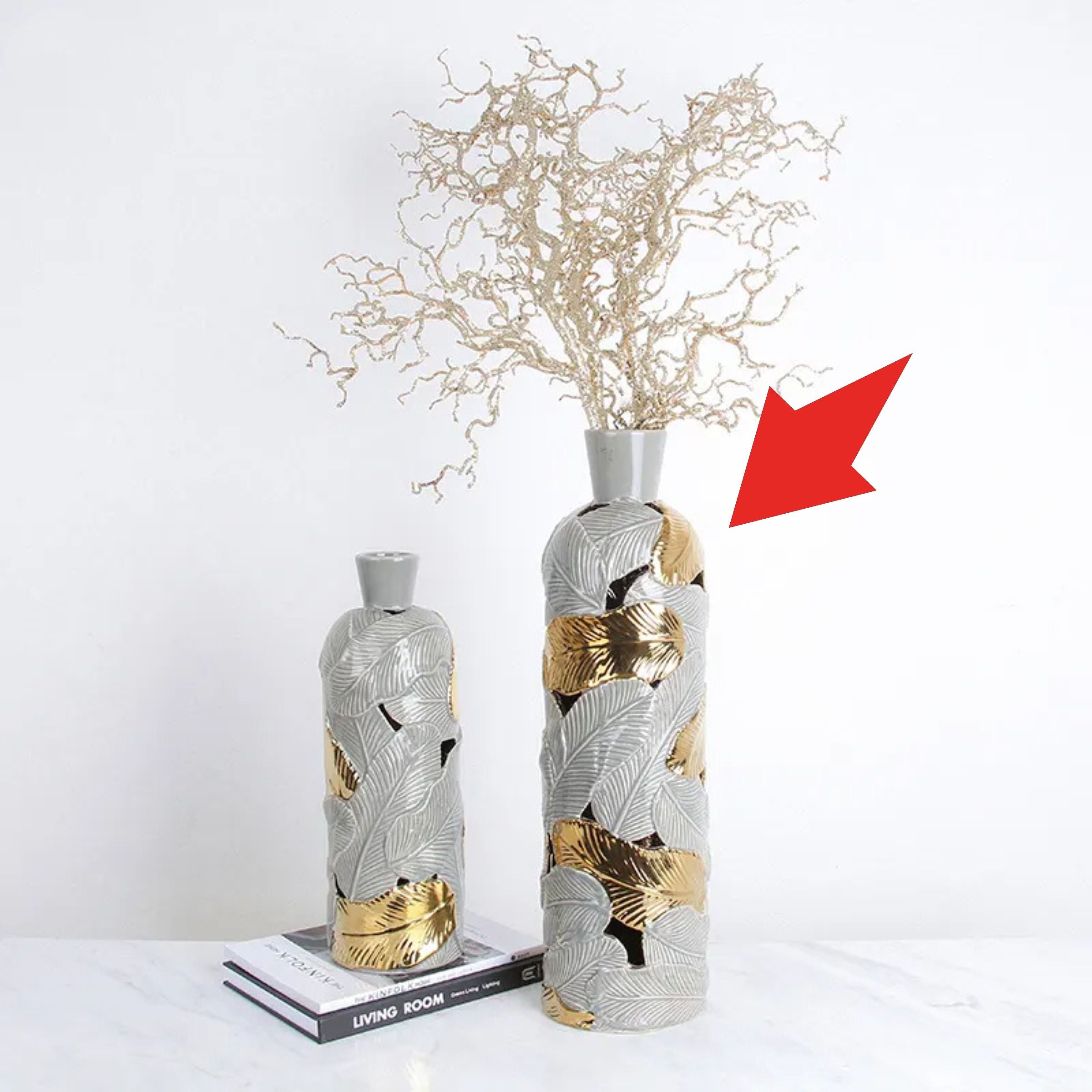 Handmade Decorative Vase Fa-D2007A -  Vases - ebarza Furniture UAE | Shop Modern Furniture in Abu Dhabi & Dubai - مفروشات ايبازرا في الامارات | تسوق اثاث عصري وديكورات مميزة في دبي وابوظبي