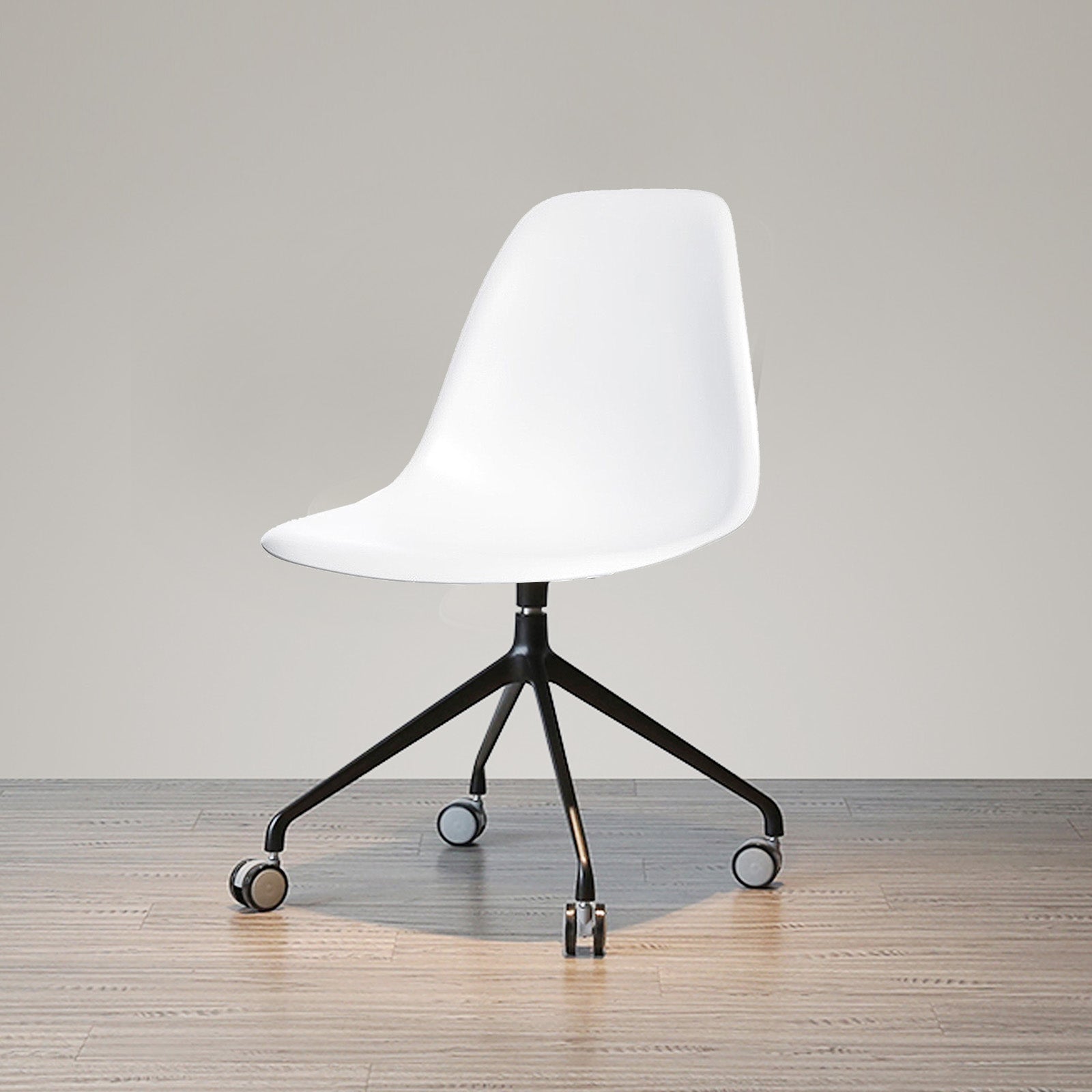 Classic Aluminum Office Chair Pc-125Ena-W-B - Office Chairs - ebarza Furniture UAE | Shop Modern Furniture in Abu Dhabi & Dubai - مفروشات ايبازرا في الامارات | تسوق اثاث عصري وديكورات مميزة في دبي وابوظبي