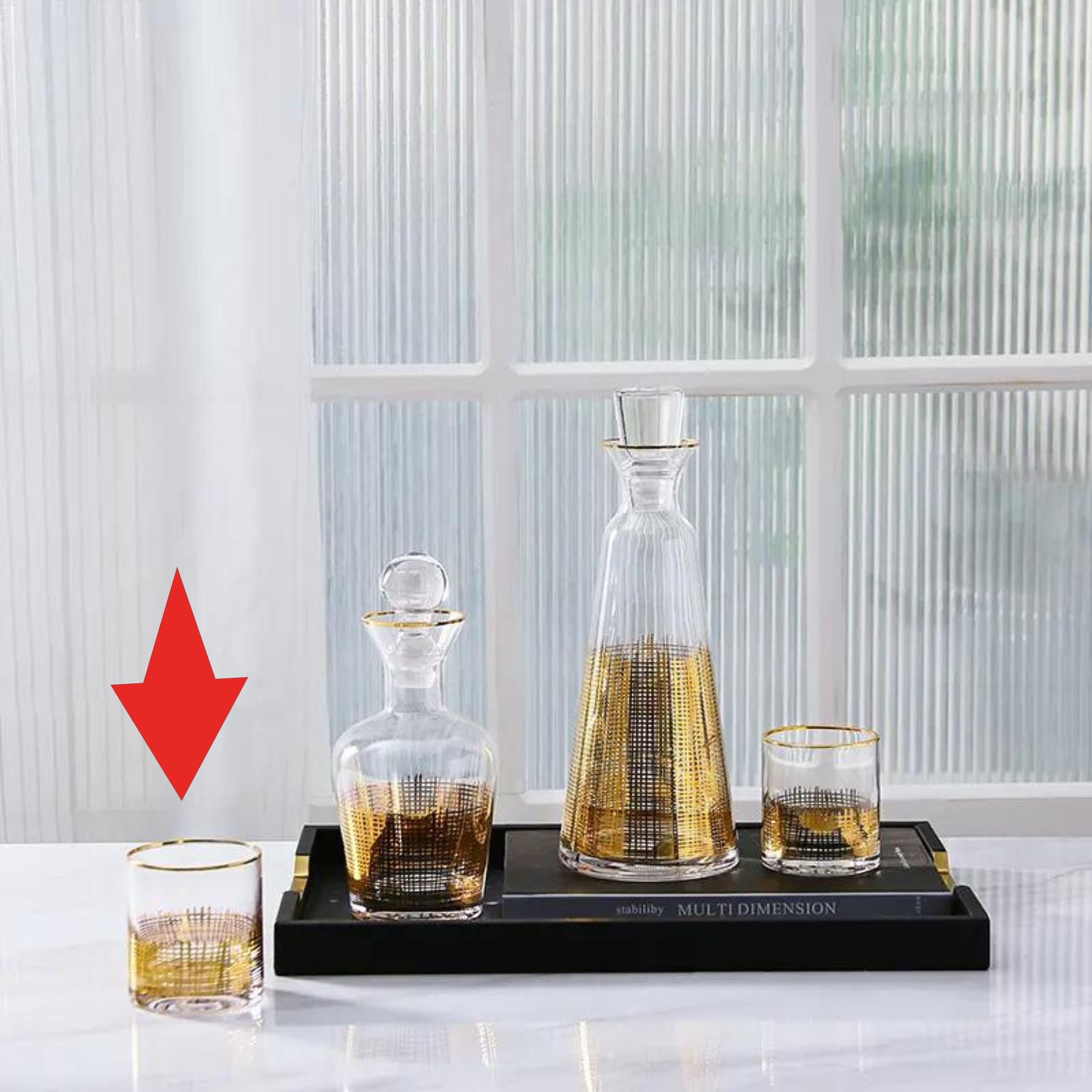 Water/Juice Glass Fl-K060 - Drinkware - ebarza Furniture UAE | Shop Modern Furniture in Abu Dhabi & Dubai - مفروشات ايبازرا في الامارات | تسوق اثاث عصري وديكورات مميزة في دبي وابوظبي