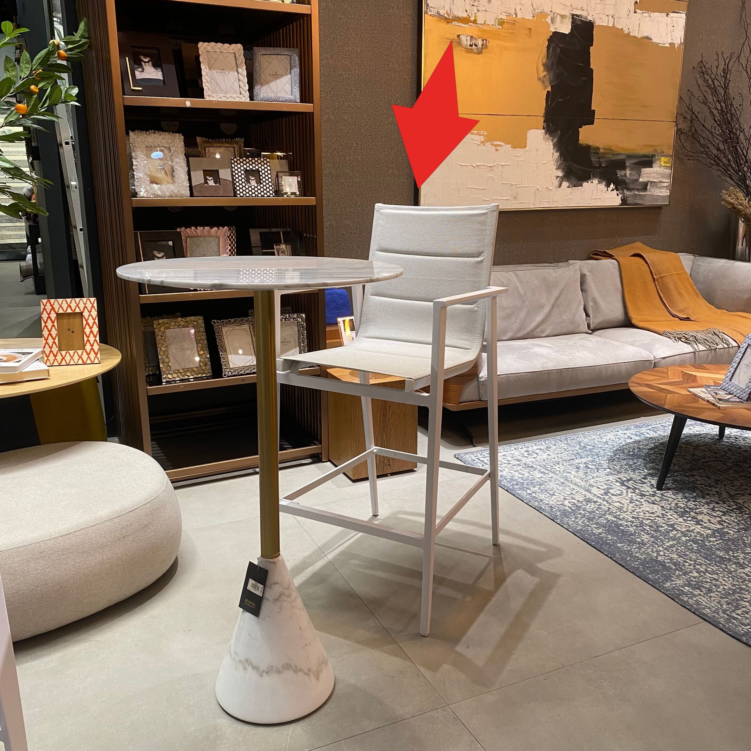 Display Item - Tango Aluminum Outdoor Bar Chair Aether-Bar-W-Chair Nakheel - Bar Stools - ebarza Furniture UAE | Shop Modern Furniture in Abu Dhabi & Dubai - مفروشات ايبازرا في الامارات | تسوق اثاث عصري وديكورات مميزة في دبي وابوظبي