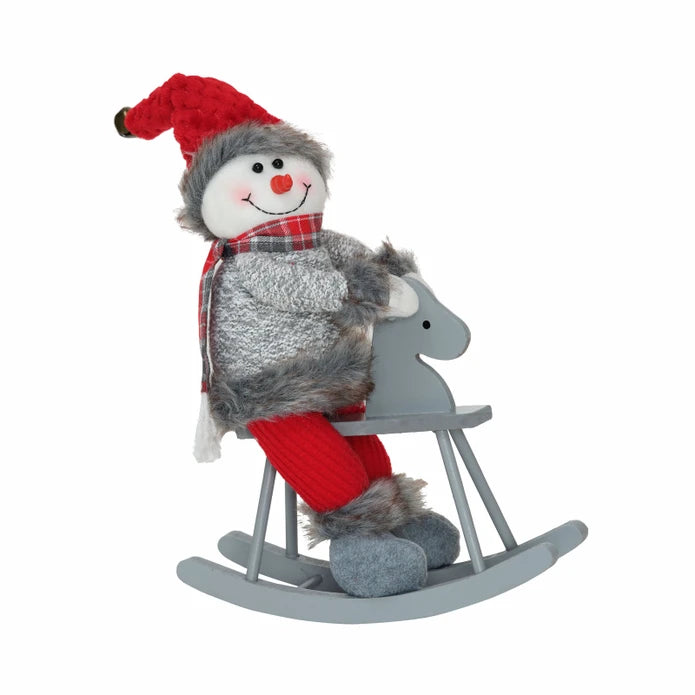 Karaca Home Snowman Decorative Object Red 300.21.02.0282 -  Doll/Door stopper - ebarza Furniture UAE | Shop Modern Furniture in Abu Dhabi & Dubai - مفروشات ايبازرا في الامارات | تسوق اثاث عصري وديكورات مميزة في دبي وابوظبي
