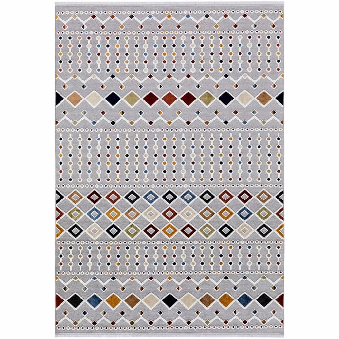Karaca Cashmere Carpet Viscose Modern Andores 80X150 Cm 200.19.01.0739 - Rugs - ebarza Furniture UAE | Shop Modern Furniture in Abu Dhabi & Dubai - مفروشات ايبازرا في الامارات | تسوق اثاث عصري وديكورات مميزة في دبي وابوظبي
