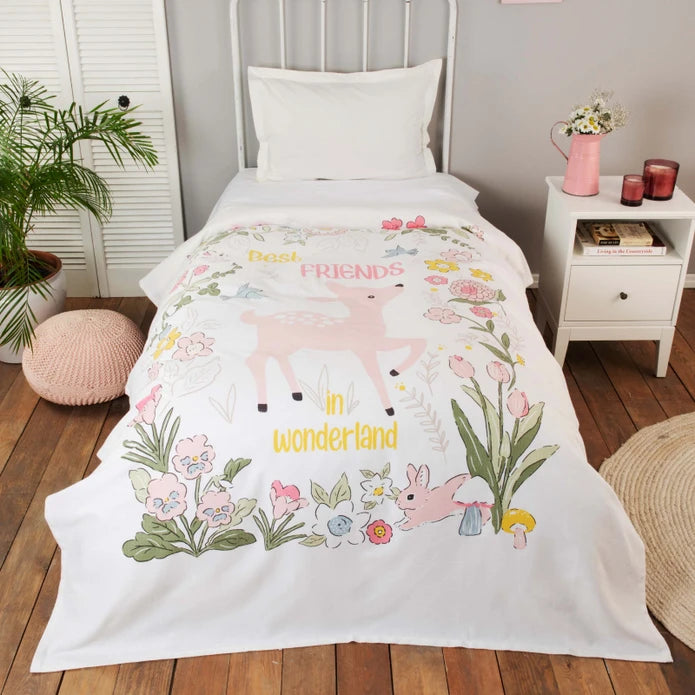 Karaca Home Young Wonderland Single 100% Cotton Pique 200.20.01.0145 -  Bedding - ebarza Furniture UAE | Shop Modern Furniture in Abu Dhabi & Dubai - مفروشات ايبازرا في الامارات | تسوق اثاث عصري وديكورات مميزة في دبي وابوظبي