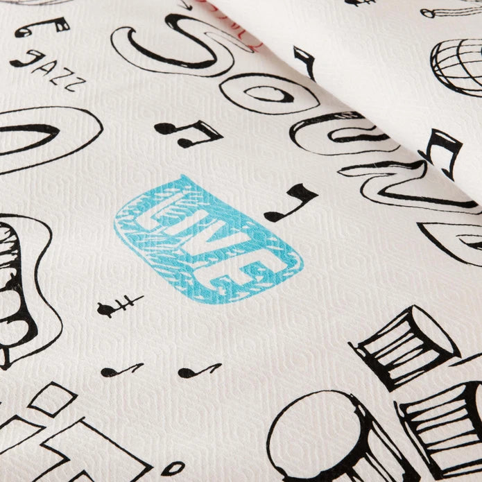 Karaca Home Young Music Single 100% Cotton Pique 200.20.01.0147 - Bedding - ebarza Furniture UAE | Shop Modern Furniture in Abu Dhabi & Dubai - مفروشات ايبازرا في الامارات | تسوق اثاث عصري وديكورات مميزة في دبي وابوظبي