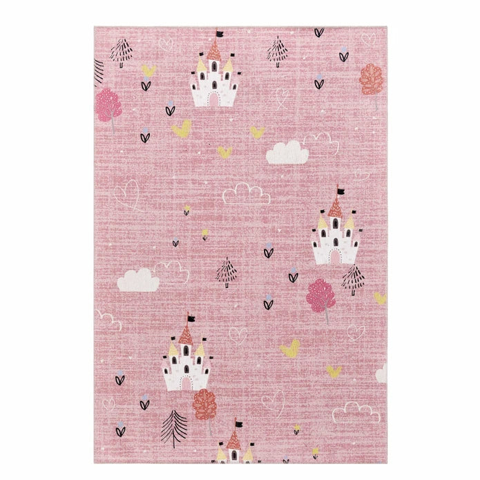 Karaca Kashmir Carpet Decorative Art Kids/Teen Pinky 80x150 cm 200.19.01.1481 - Rugs - ebarza Furniture UAE | Shop Modern Furniture in Abu Dhabi & Dubai - مفروشات ايبازرا في الامارات | تسوق اثاث عصري وديكورات مميزة في دبي وابوظبي
