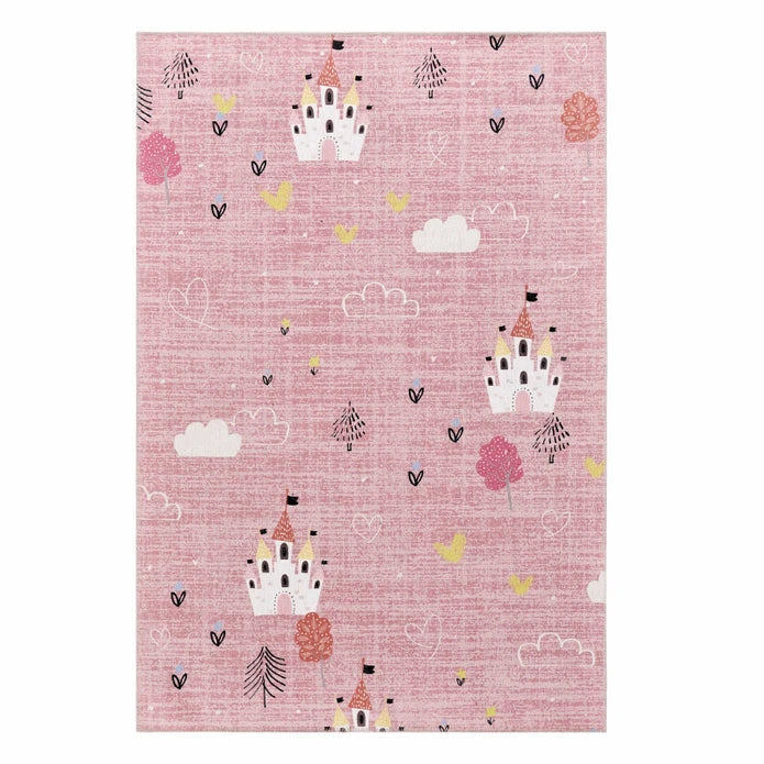 Karaca Kashmir Carpet Decorative Art Kids/Teen Pinky 80x150 cm 200.19.01.1481 - Rugs - ebarza Furniture UAE | Shop Modern Furniture in Abu Dhabi & Dubai - مفروشات ايبازرا في الامارات | تسوق اثاث عصري وديكورات مميزة في دبي وابوظبي