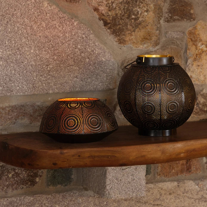 Karaca Home Casablanca Lantern 20 cm x 10 cm 300.22.02.0520 -  Candle Holders - ebarza Furniture UAE | Shop Modern Furniture in Abu Dhabi & Dubai - مفروشات ايبازرا في الامارات | تسوق اثاث عصري وديكورات مميزة في دبي وابوظبي