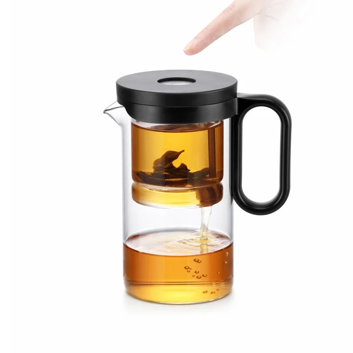Karaca Brewy Tea French Press 500 Ml 153.03.08.2498 - Kitchen Appliances - ebarza Furniture UAE | Shop Modern Furniture in Abu Dhabi & Dubai - مفروشات ايبازرا في الامارات | تسوق اثاث عصري وديكورات مميزة في دبي وابوظبي