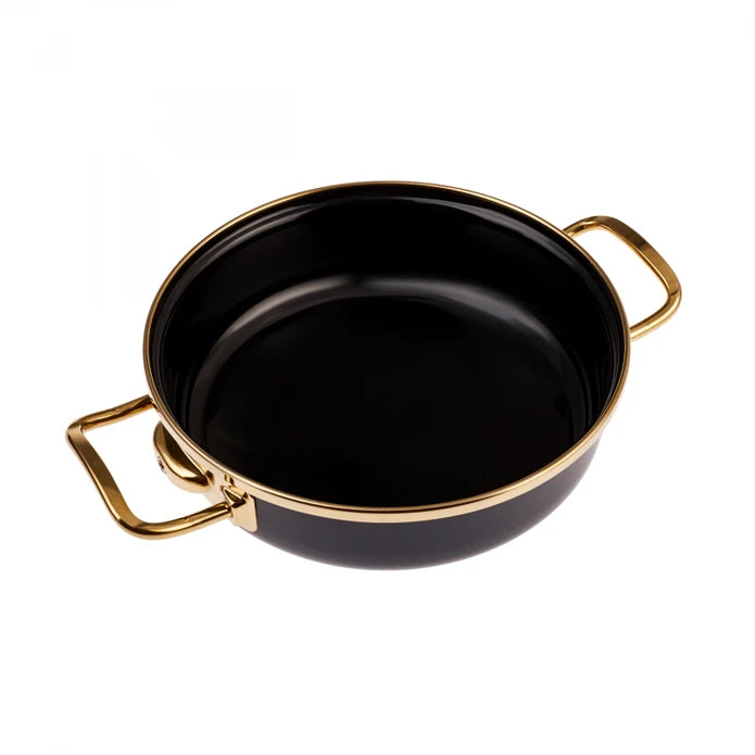 Karaca Retro Enamel 2-Blue Cooking Pot Set 153.03.08.0541 - Cookware Sets - ebarza Furniture UAE | Shop Modern Furniture in Abu Dhabi & Dubai - مفروشات ايبازرا في الامارات | تسوق اثاث عصري وديكورات مميزة في دبي وابوظبي