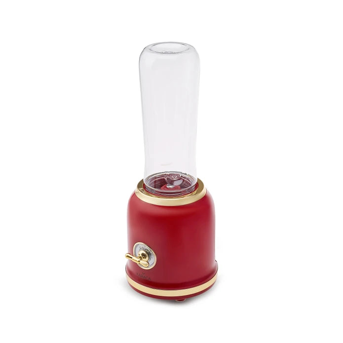 Karaca Retro Personal Personal Smoothie Blender Red 153.03.06.2448 - Kitchen Appliances - ebarza Furniture UAE | Shop Modern Furniture in Abu Dhabi & Dubai - مفروشات ايبازرا في الامارات | تسوق اثاث عصري وديكورات مميزة في دبي وابوظبي