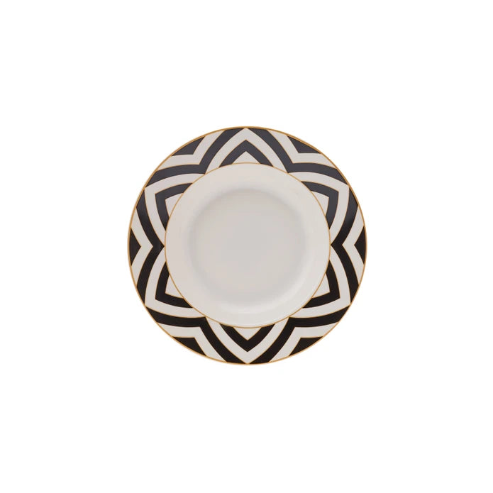 Karaca Kadres 18 Pieces 6 Person Porcelain Dinnerware 153.03.06.8052 - Dinnerware Sets - ebarza Furniture UAE | Shop Modern Furniture in Abu Dhabi & Dubai - مفروشات ايبازرا في الامارات | تسوق اثاث عصري وديكورات مميزة في دبي وابوظبي