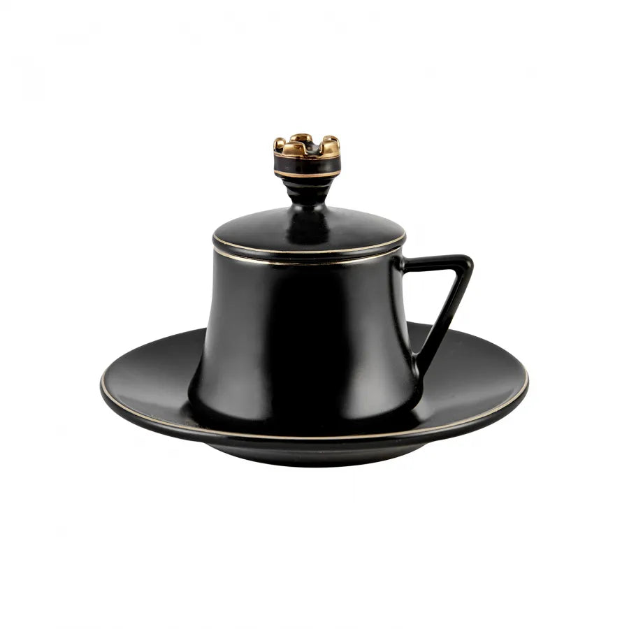 Karaca Chess Set Of 6 Coffee Cups 153.03.06.1507 - Coffee Sets - ebarza Furniture UAE | Shop Modern Furniture in Abu Dhabi & Dubai - مفروشات ايبازرا في الامارات | تسوق اثاث عصري وديكورات مميزة في دبي وابوظبي