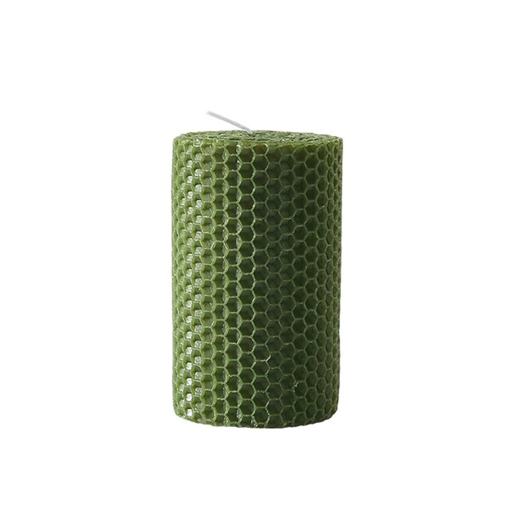 Honeycomb Pattern Candle - Large Fc-Ftj031A - Candles - ebarza Furniture UAE | Shop Modern Furniture in Abu Dhabi & Dubai - مفروشات ايبازرا في الامارات | تسوق اثاث عصري وديكورات مميزة في دبي وابوظبي