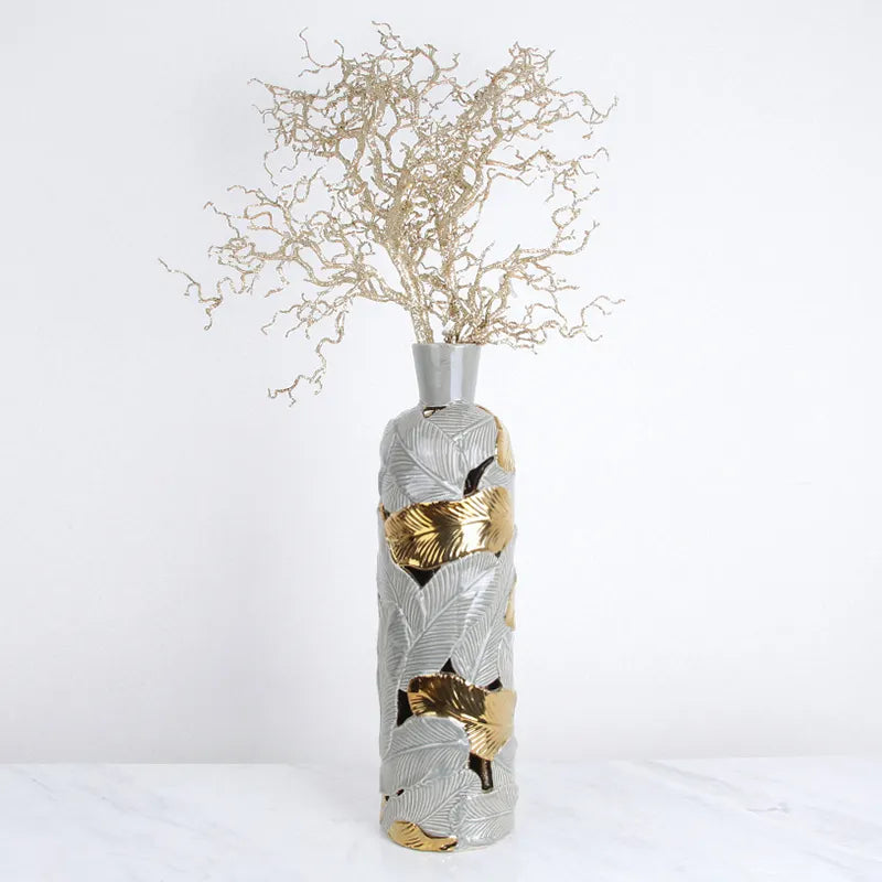 Handmade Decorative Vase Fa-D2007A - Vases - ebarza Furniture UAE | Shop Modern Furniture in Abu Dhabi & Dubai - مفروشات ايبازرا في الامارات | تسوق اثاث عصري وديكورات مميزة في دبي وابوظبي