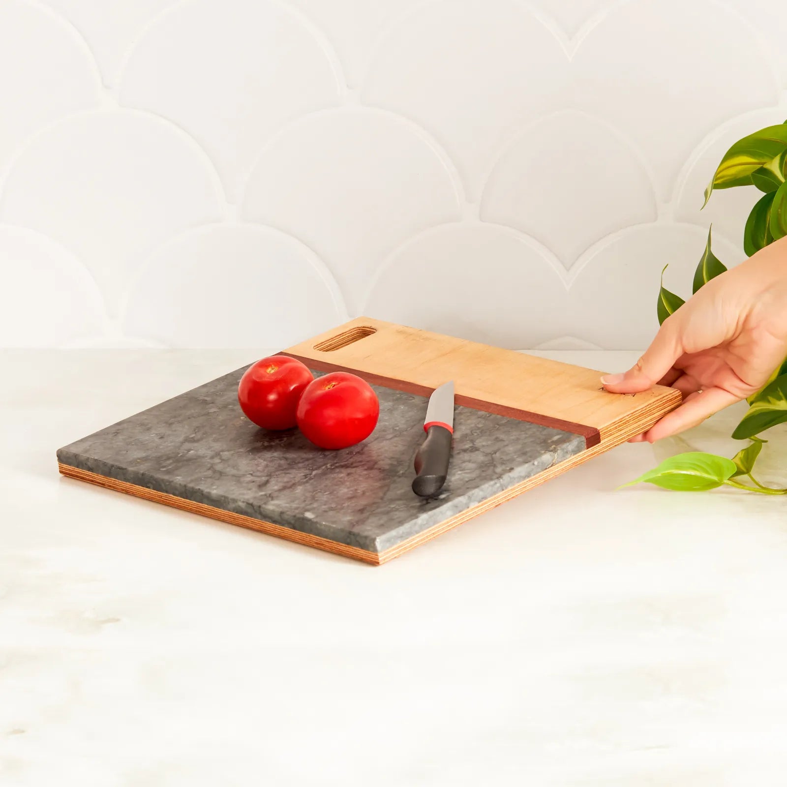 Karaca Rock Long Cutting Board 153.03.06.1697 - Cutting Boards - ebarza Furniture UAE | Shop Modern Furniture in Abu Dhabi & Dubai - مفروشات ايبازرا في الامارات | تسوق اثاث عصري وديكورات مميزة في دبي وابوظبي