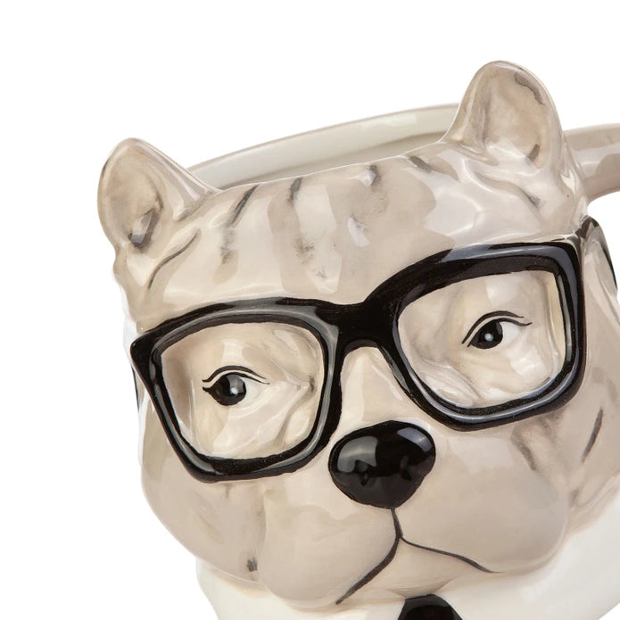 Karaca Animal Bulldog Mug 153.03.06.1854 - Mugs - ebarza Furniture UAE | Shop Modern Furniture in Abu Dhabi & Dubai - مفروشات ايبازرا في الامارات | تسوق اثاث عصري وديكورات مميزة في دبي وابوظبي