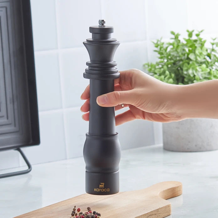 Karaca Chess Shah Spice Mill 27 Cm 153.03.06.7322 -  Spice Sets - ebarza Furniture UAE | Shop Modern Furniture in Abu Dhabi & Dubai - مفروشات ايبازرا في الامارات | تسوق اثاث عصري وديكورات مميزة في دبي وابوظبي