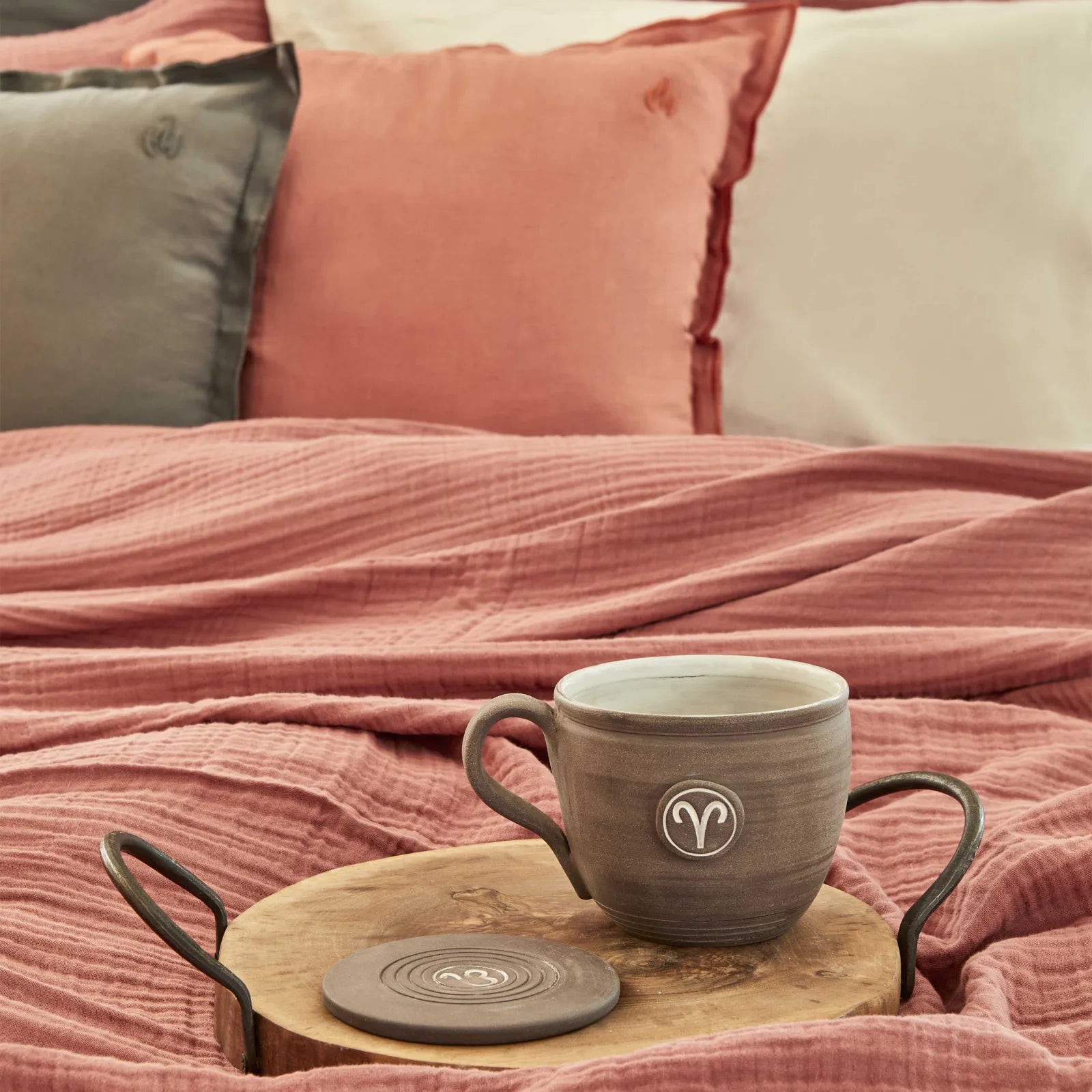 Karaca Home 4 Element Aragon 100% Cotton Double Bedspread Ateş 200.18.01.0697 -  Bedding - ebarza Furniture UAE | Shop Modern Furniture in Abu Dhabi & Dubai - مفروشات ايبازرا في الامارات | تسوق اثاث عصري وديكورات مميزة في دبي وابوظبي