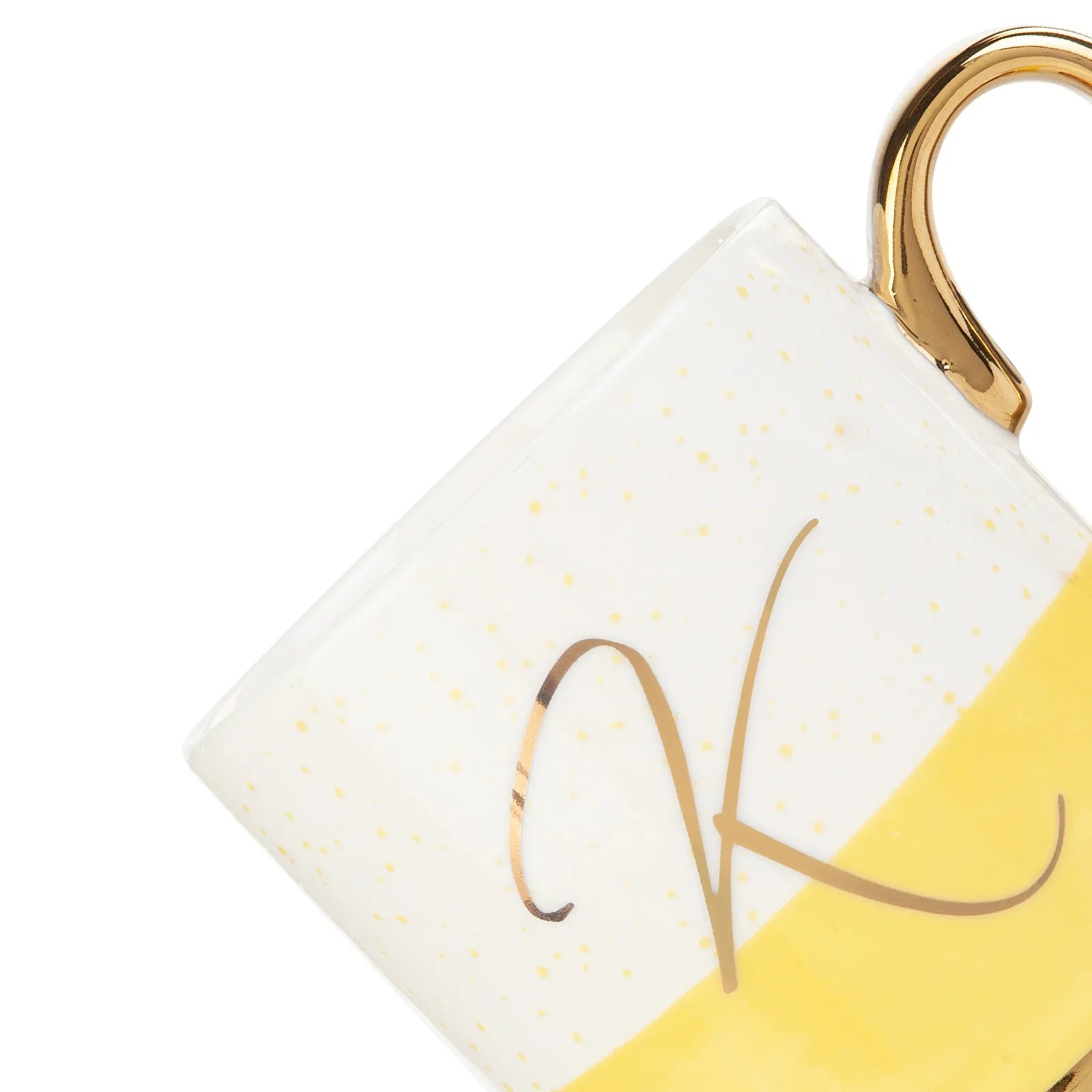 Karaca K Letter Mug 153.03.06.1618 -  Mugs - ebarza Furniture UAE | Shop Modern Furniture in Abu Dhabi & Dubai - مفروشات ايبازرا في الامارات | تسوق اثاث عصري وديكورات مميزة في دبي وابوظبي