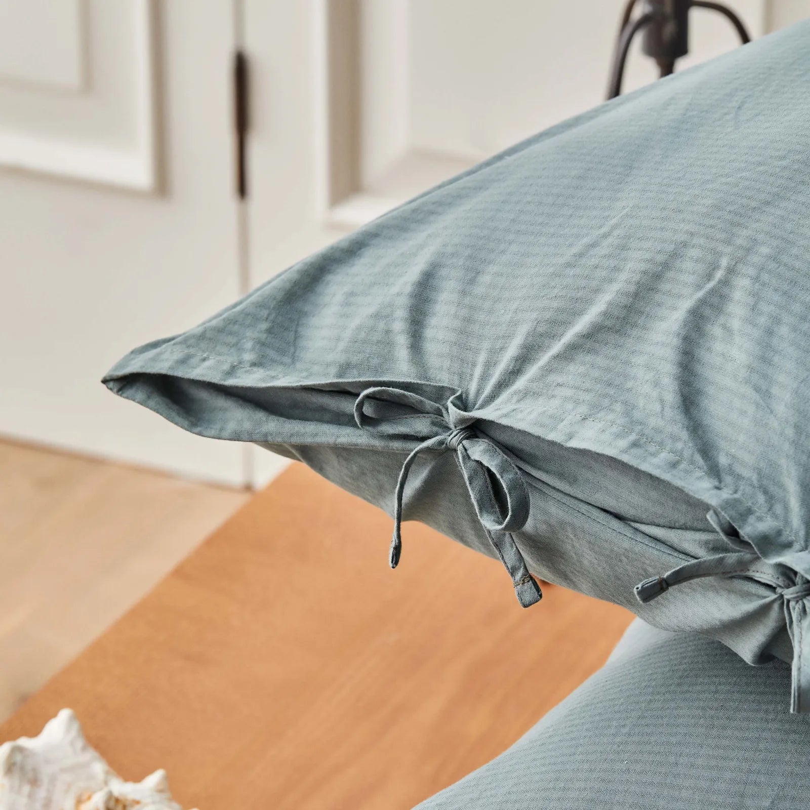 Karaca Nautica Home Pruva Green/Beige Double Sided Single Duvet Cover Set 180.01.01.0411 - Bedding - ebarza Furniture UAE | Shop Modern Furniture in Abu Dhabi & Dubai - مفروشات ايبازرا في الامارات | تسوق اثاث عصري وديكورات مميزة في دبي وابوظبي