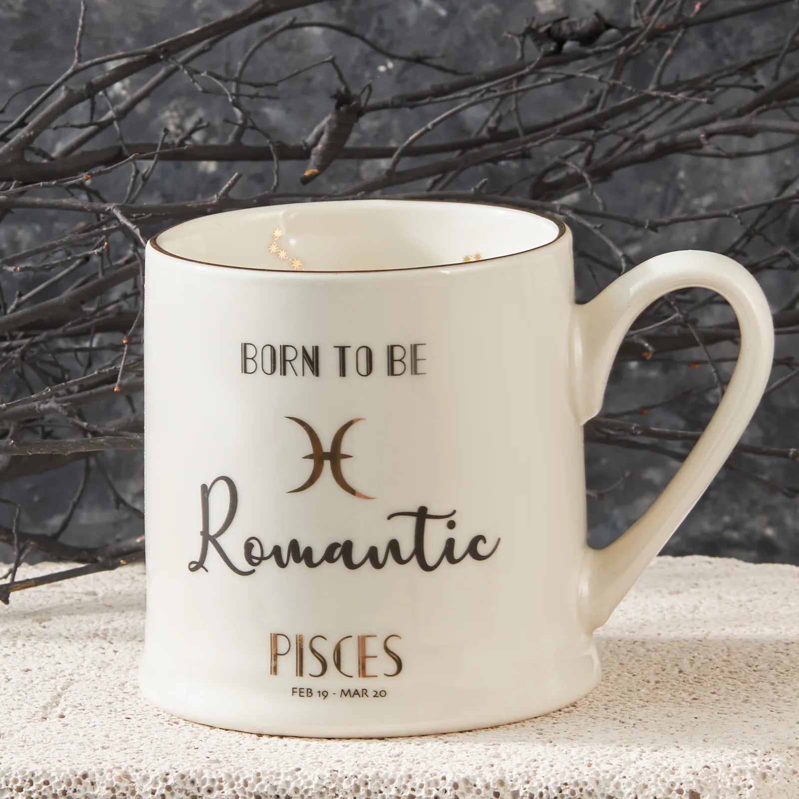 Karaca Pisces Zodiac Mug 153.03.06.5927 - Mugs - ebarza Furniture UAE | Shop Modern Furniture in Abu Dhabi & Dubai - مفروشات ايبازرا في الامارات | تسوق اثاث عصري وديكورات مميزة في دبي وابوظبي