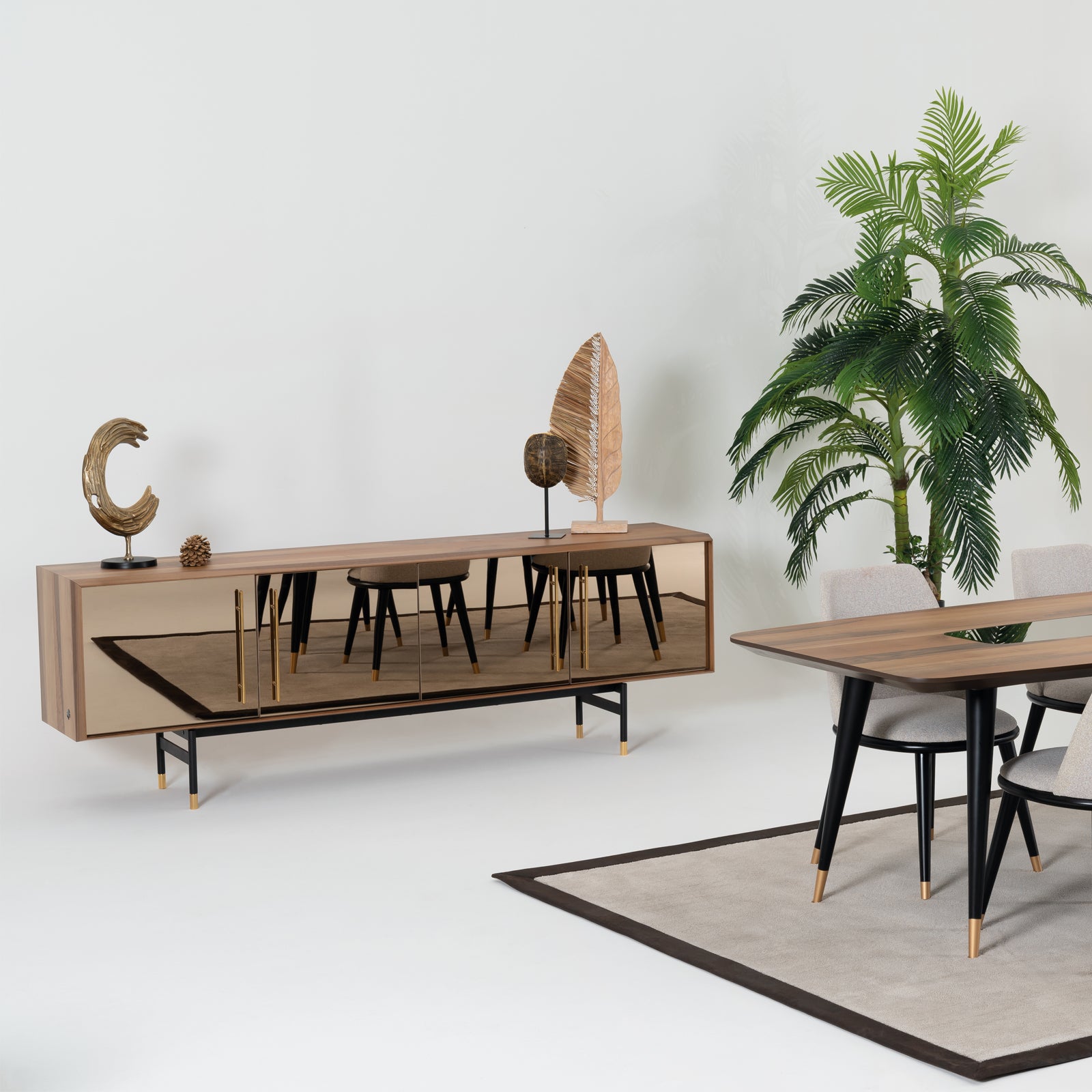 Lara Sideboard NKTLARA-SB - Sideboards - ebarza Furniture UAE | Shop Modern Furniture in Abu Dhabi & Dubai - مفروشات ايبازرا في الامارات | تسوق اثاث عصري وديكورات مميزة في دبي وابوظبي