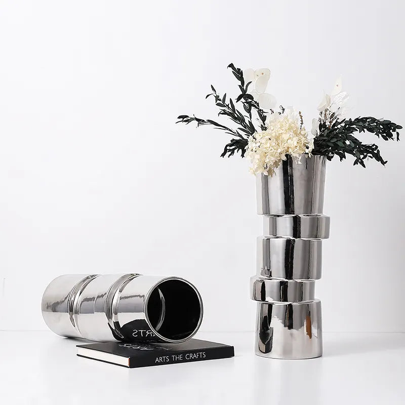 Bamboo Vase Fa-D21090 - Vases - ebarza Furniture UAE | Shop Modern Furniture in Abu Dhabi & Dubai - مفروشات ايبازرا في الامارات | تسوق اثاث عصري وديكورات مميزة في دبي وابوظبي