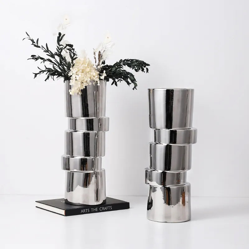 Bamboo Vase Fa-D21090 - Vases - ebarza Furniture UAE | Shop Modern Furniture in Abu Dhabi & Dubai - مفروشات ايبازرا في الامارات | تسوق اثاث عصري وديكورات مميزة في دبي وابوظبي