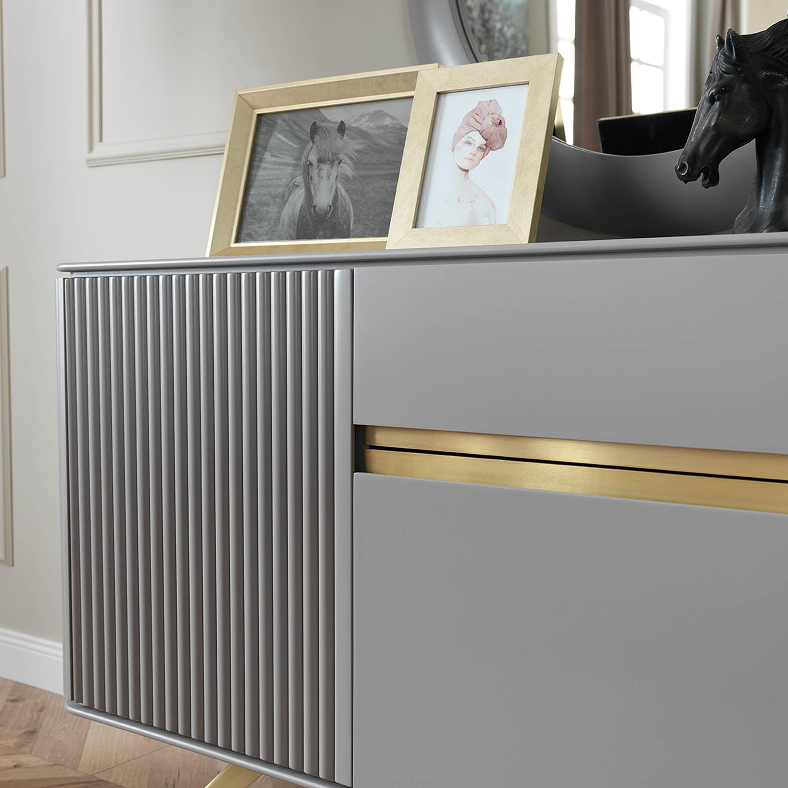 Malena Queen Bedstead Malena001-P-Bed - Bedsteads - ebarza Furniture UAE | Shop Modern Furniture in Abu Dhabi & Dubai - مفروشات ايبازرا في الامارات | تسوق اثاث عصري وديكورات مميزة في دبي وابوظبي