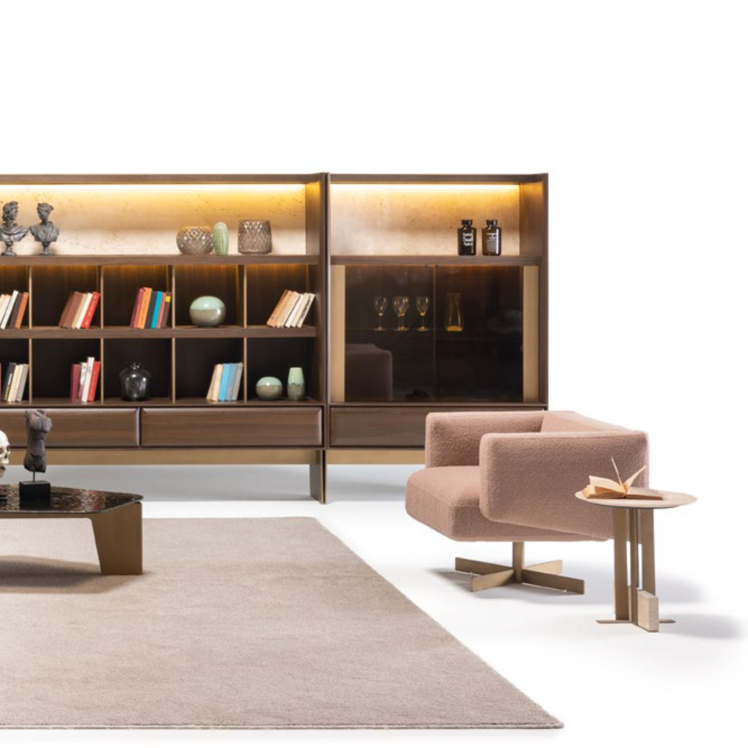 Era Wall Unit Bookshelf Block Era-Wall200 - TV Units - ebarza Furniture UAE | Shop Modern Furniture in Abu Dhabi & Dubai - مفروشات ايبازرا في الامارات | تسوق اثاث عصري وديكورات مميزة في دبي وابوظبي