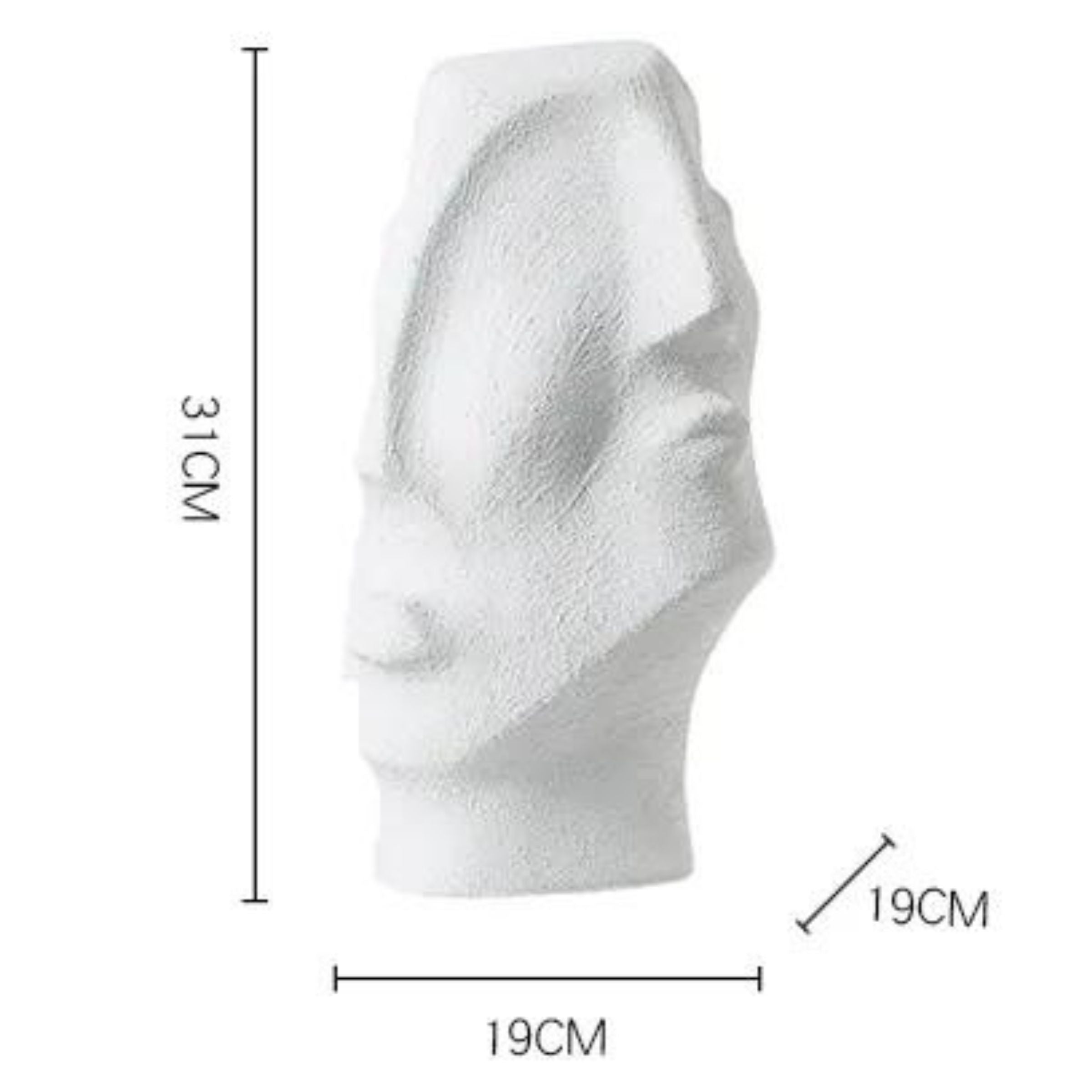 Four-Faced Ceramic Sculpture Fd-D22035 - Home Decor Figurines - ebarza Furniture UAE | Shop Modern Furniture in Abu Dhabi & Dubai - مفروشات ايبازرا في الامارات | تسوق اثاث عصري وديكورات مميزة في دبي وابوظبي