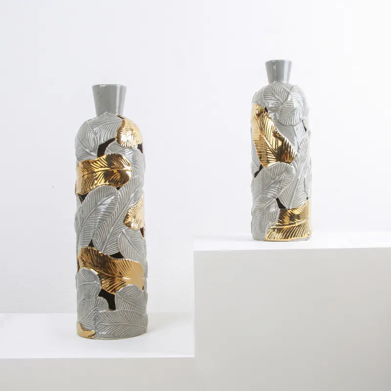 Handmade Decorative Vase Fa-D2007A - Vases - ebarza Furniture UAE | Shop Modern Furniture in Abu Dhabi & Dubai - مفروشات ايبازرا في الامارات | تسوق اثاث عصري وديكورات مميزة في دبي وابوظبي