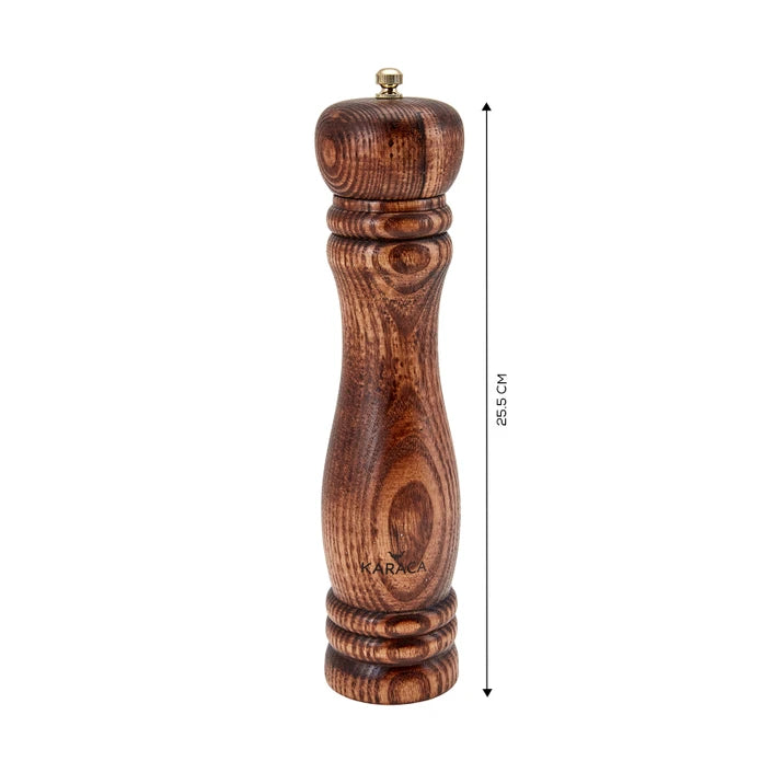 Karaca African 25,5 Cm Wooden Spice Mill 153.03.07.5743 - Spice Sets - ebarza Furniture UAE | Shop Modern Furniture in Abu Dhabi & Dubai - مفروشات ايبازرا في الامارات | تسوق اثاث عصري وديكورات مميزة في دبي وابوظبي