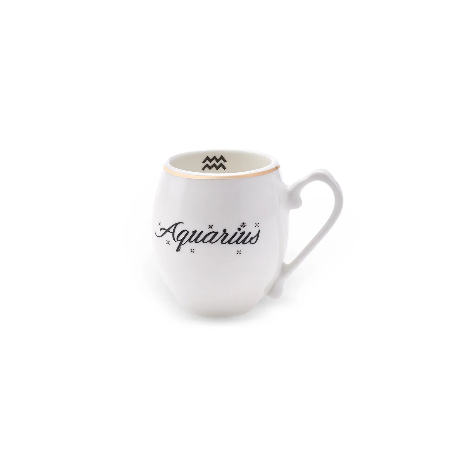 Karaca Aquarius Sign Coffee Cup 90 Ml 153.03.06.6898 - Coffee Sets - ebarza Furniture UAE | Shop Modern Furniture in Abu Dhabi & Dubai - مفروشات ايبازرا في الامارات | تسوق اثاث عصري وديكورات مميزة في دبي وابوظبي