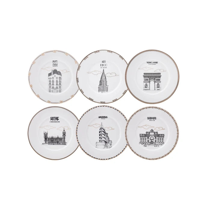 Karaca Art 6 Piece Cake Set 153.03.06.8134 - Cake Sets - ebarza Furniture UAE | Shop Modern Furniture in Abu Dhabi & Dubai - مفروشات ايبازرا في الامارات | تسوق اثاث عصري وديكورات مميزة في دبي وابوظبي