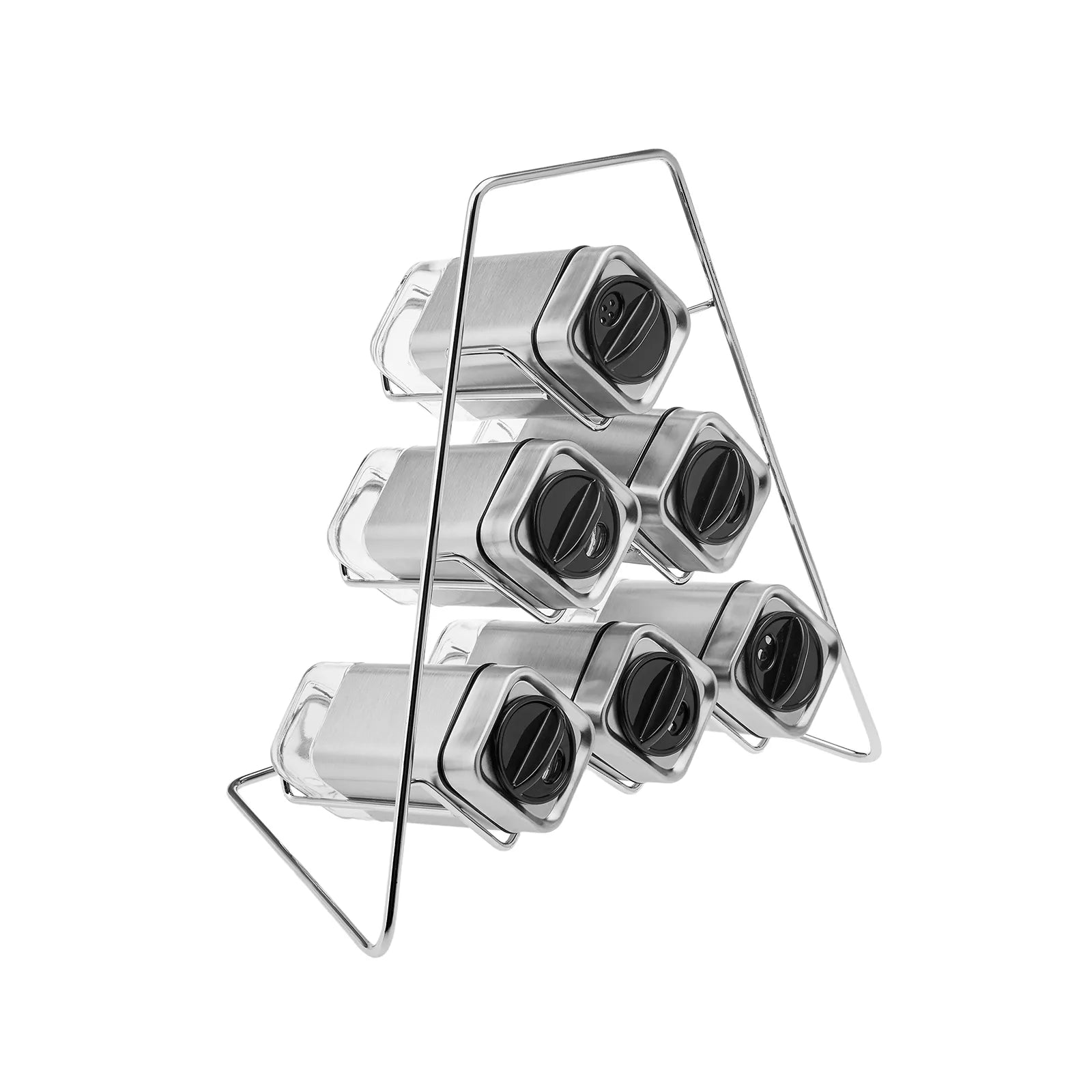 Karaca Avangart 7 Piece Triangle Spice Set 153.03.06.5947 - Spice Sets - ebarza Furniture UAE | Shop Modern Furniture in Abu Dhabi & Dubai - مفروشات ايبازرا في الامارات | تسوق اثاث عصري وديكورات مميزة في دبي وابوظبي