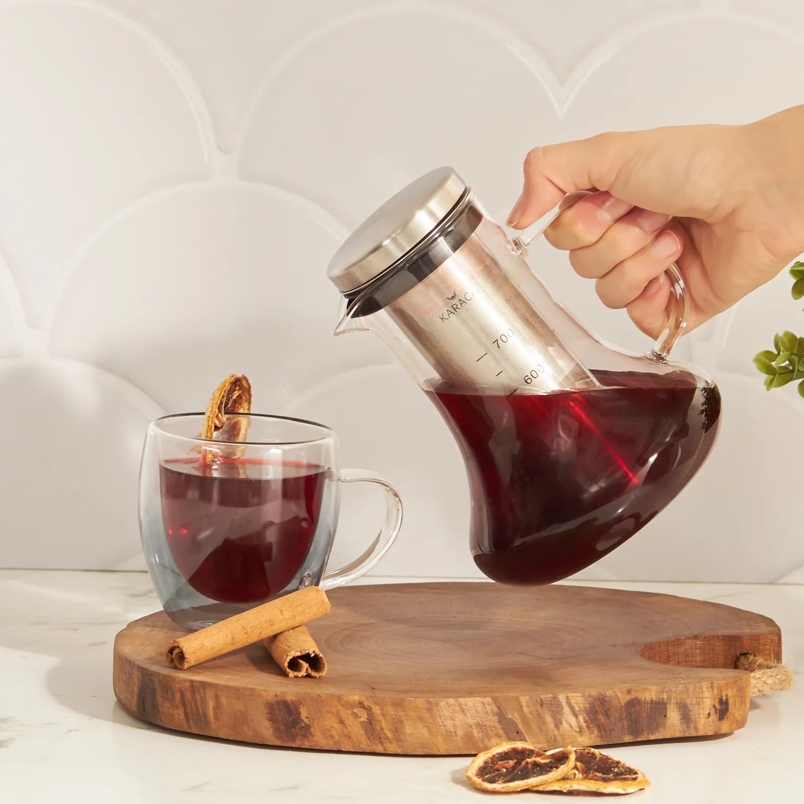 Karaca Azize Cold Brew Coffee Pot 850 Ml 153.03.08.1641 - Kitchen Appliances - ebarza Furniture UAE | Shop Modern Furniture in Abu Dhabi & Dubai - مفروشات ايبازرا في الامارات | تسوق اثاث عصري وديكورات مميزة في دبي وابوظبي