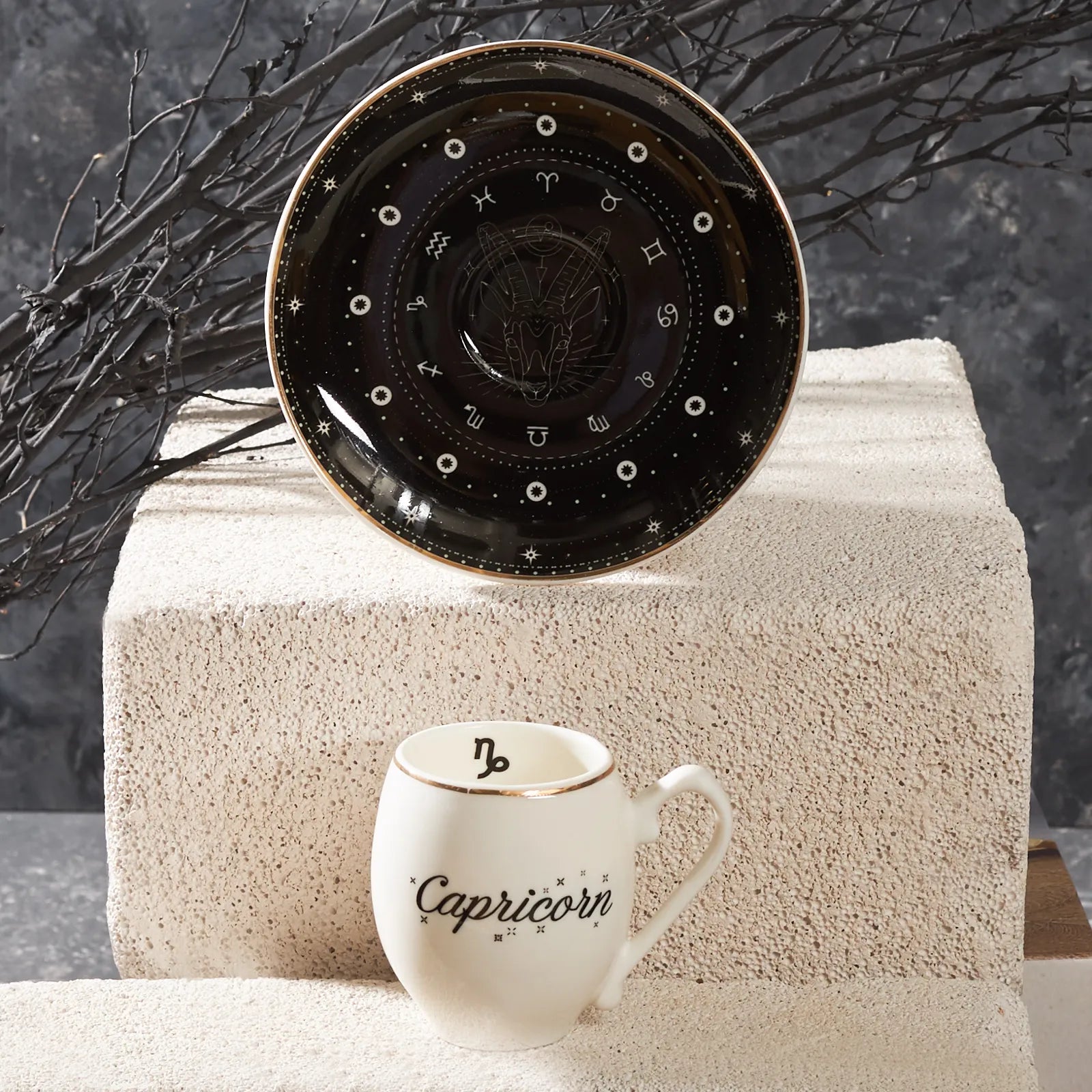 Karaca Capricorn Coffee Cup 90 Ml 153.03.06.6897 - Coffee Sets - ebarza Furniture UAE | Shop Modern Furniture in Abu Dhabi & Dubai - مفروشات ايبازرا في الامارات | تسوق اثاث عصري وديكورات مميزة في دبي وابوظبي