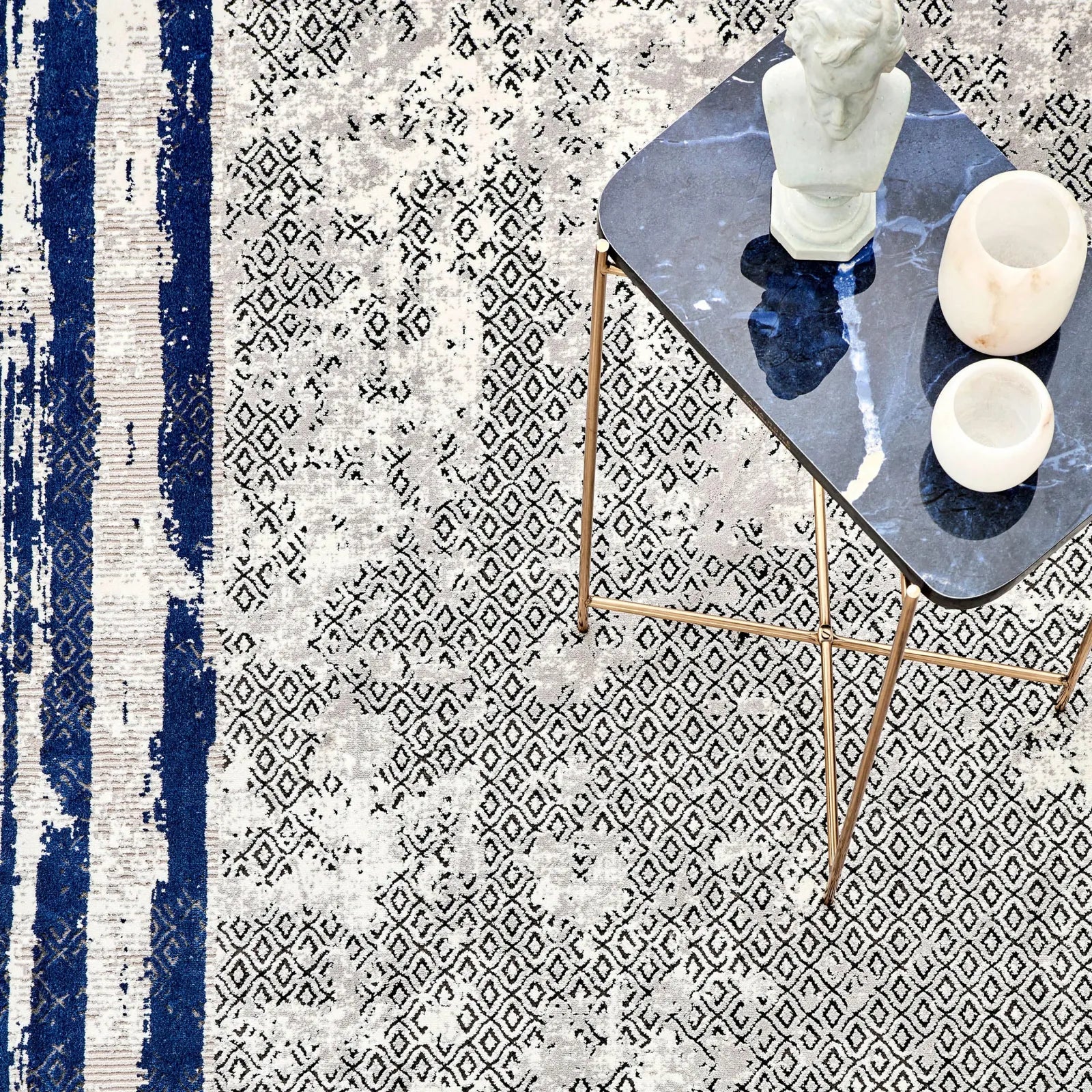 Karaca Cashmere Rug Viscose Premium Bodrum(Viskon Bodrum) 80X300 Cm Carpet 200.19.01.0781 - Rugs - ebarza Furniture UAE | Shop Modern Furniture in Abu Dhabi & Dubai - مفروشات ايبازرا في الامارات | تسوق اثاث عصري وديكورات مميزة في دبي وابوظبي