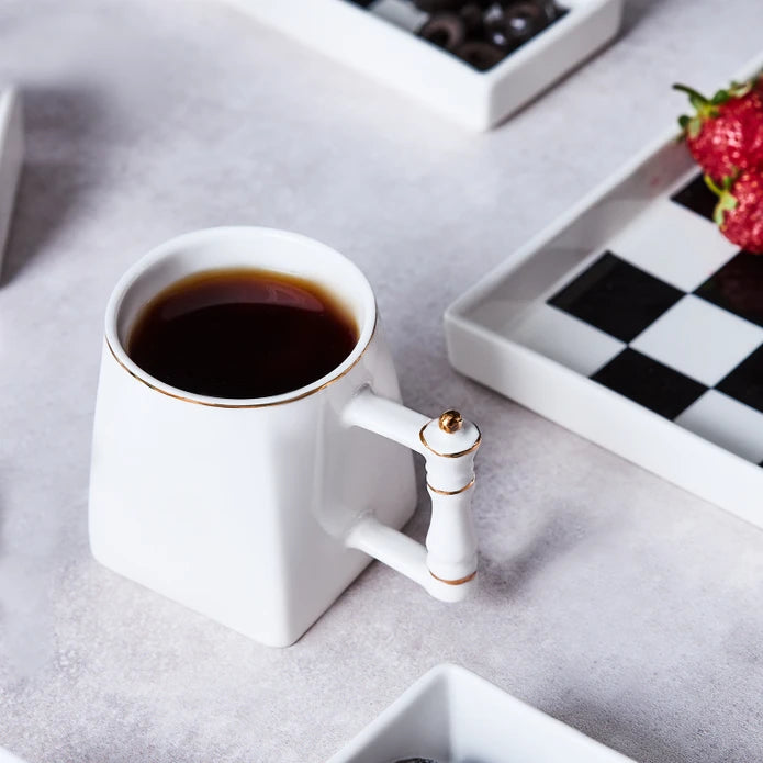 Karaca Chess 22 Pieces 6 Person Breakfast Set 153.03.08.2078 - Dinnerware Sets - ebarza Furniture UAE | Shop Modern Furniture in Abu Dhabi & Dubai - مفروشات ايبازرا في الامارات | تسوق اثاث عصري وديكورات مميزة في دبي وابوظبي