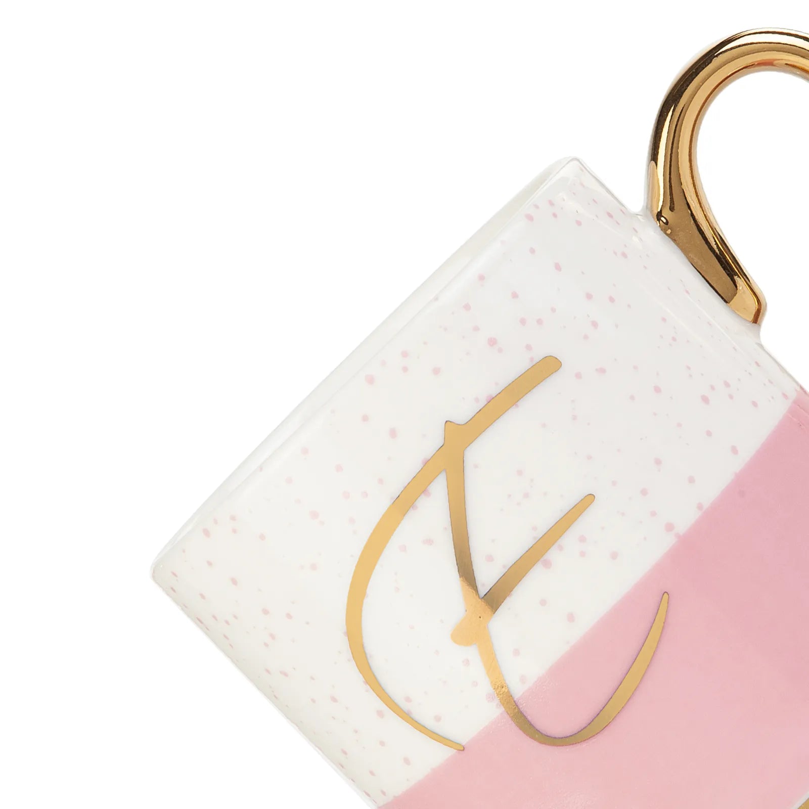 Karaca E Letter Mug 153.03.06.1612 - Mugs - ebarza Furniture UAE | Shop Modern Furniture in Abu Dhabi & Dubai - مفروشات ايبازرا في الامارات | تسوق اثاث عصري وديكورات مميزة في دبي وابوظبي