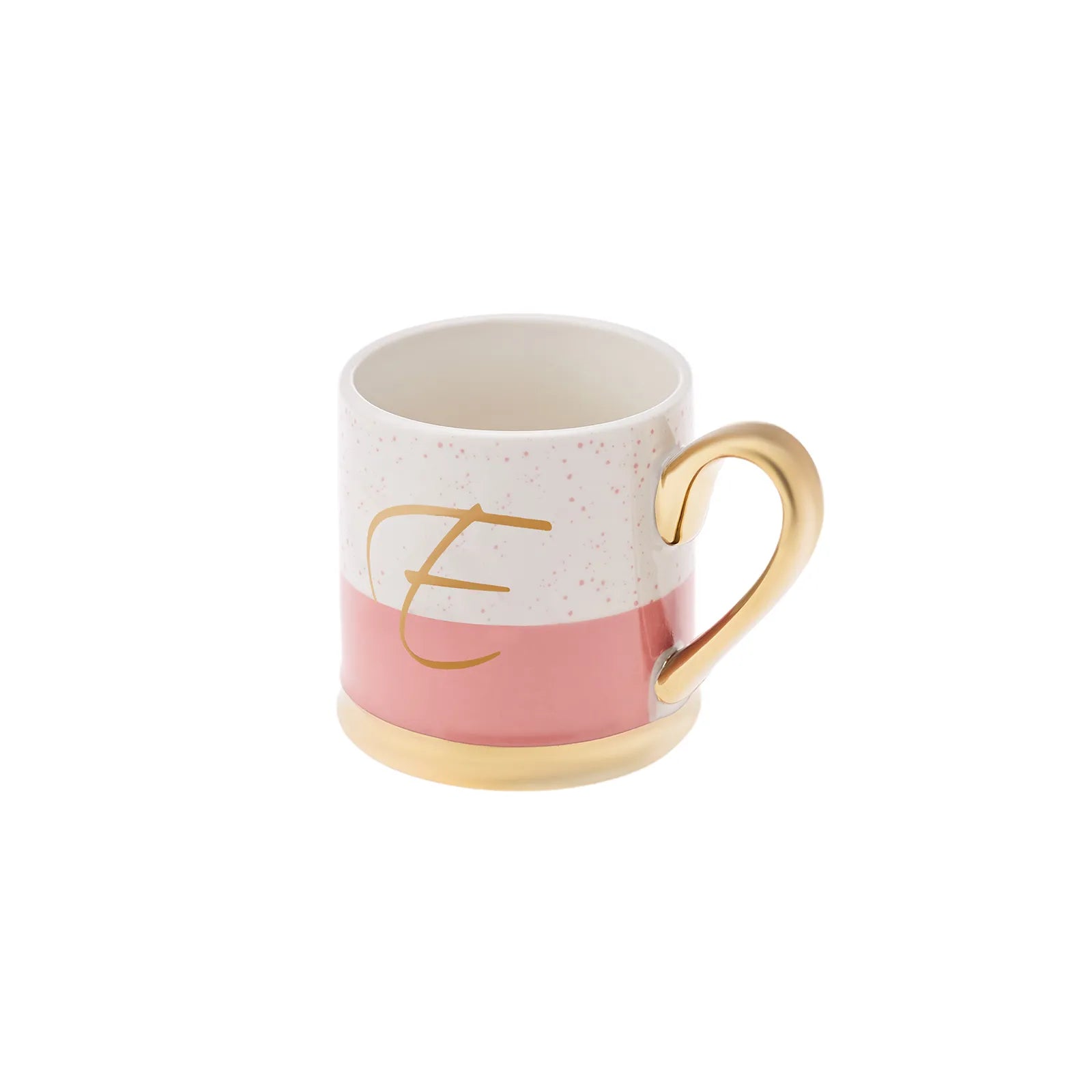 Karaca E Letter Mug 153.03.06.1612 - Mugs - ebarza Furniture UAE | Shop Modern Furniture in Abu Dhabi & Dubai - مفروشات ايبازرا في الامارات | تسوق اثاث عصري وديكورات مميزة في دبي وابوظبي