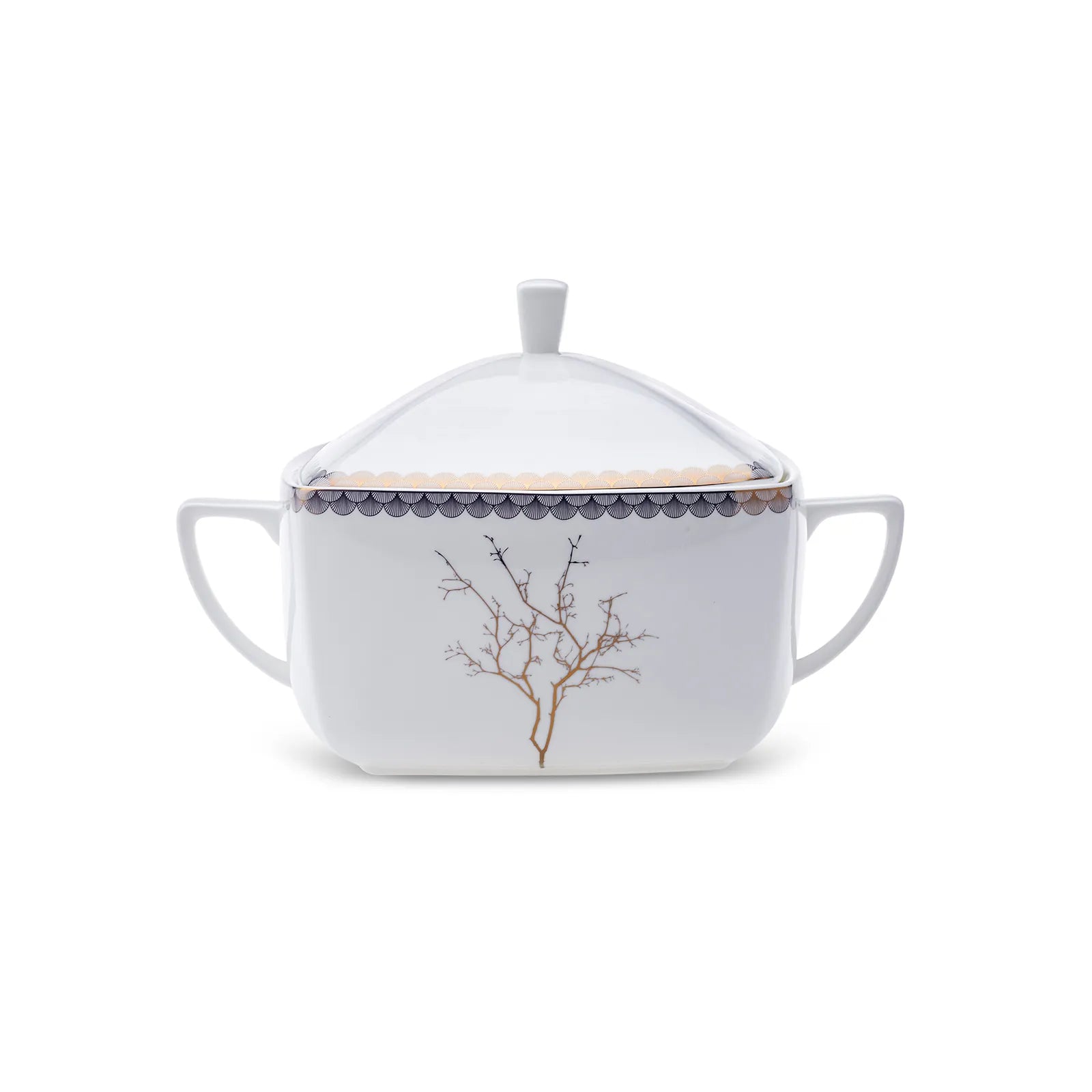 Karaca Fine Pearl Banyan 62 Pieces Dinnerware Set For 12 Persons 153.03.08.0646 - Dinnerware Sets - ebarza Furniture UAE | Shop Modern Furniture in Abu Dhabi & Dubai - مفروشات ايبازرا في الامارات | تسوق اثاث عصري وديكورات مميزة في دبي وابوظبي