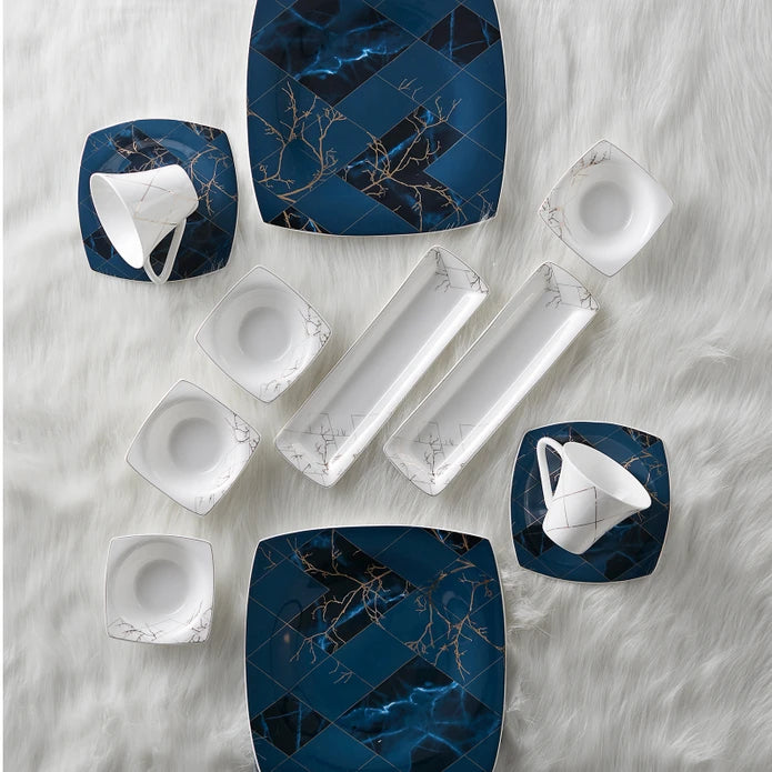 Karaca Fine Pearl Midnight 26 Pieces Pearl Set For 6 People 153.03.07.7225 - Dinnerware Sets - ebarza Furniture UAE | Shop Modern Furniture in Abu Dhabi & Dubai - مفروشات ايبازرا في الامارات | تسوق اثاث عصري وديكورات مميزة في دبي وابوظبي