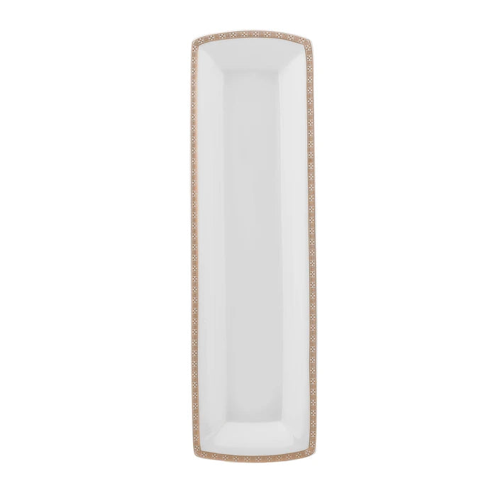 Karaca Fine Pearl Şahmeran 26 Pieces Square Breakfast Set For 6 Persons 153.03.08.2624 - Dinnerware Sets - ebarza Furniture UAE | Shop Modern Furniture in Abu Dhabi & Dubai - مفروشات ايبازرا في الامارات | تسوق اثاث عصري وديكورات مميزة في دبي وابوظبي