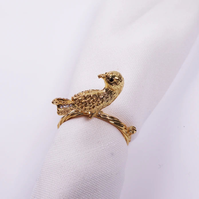 Karaca Home Bird 2 Piece Napkin Ring 300.21.02.0598 - Napkin Rings - ebarza Furniture UAE | Shop Modern Furniture in Abu Dhabi & Dubai - مفروشات ايبازرا في الامارات | تسوق اثاث عصري وديكورات مميزة في دبي وابوظبي
