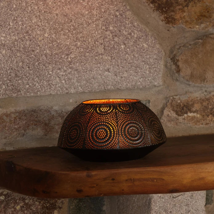 Karaca Home Casablanca Lantern 20 cm x 10 cm 300.22.02.0520 - Candle Holders - ebarza Furniture UAE | Shop Modern Furniture in Abu Dhabi & Dubai - مفروشات ايبازرا في الامارات | تسوق اثاث عصري وديكورات مميزة في دبي وابوظبي