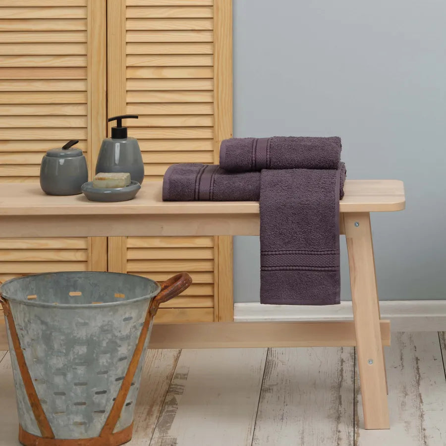 Karaca Home Daily Soft Anthracite 100% Cotton Towel 50X90 Cm 200.20.01.0291 - Towels - ebarza Furniture UAE | Shop Modern Furniture in Abu Dhabi & Dubai - مفروشات ايبازرا في الامارات | تسوق اثاث عصري وديكورات مميزة في دبي وابوظبي