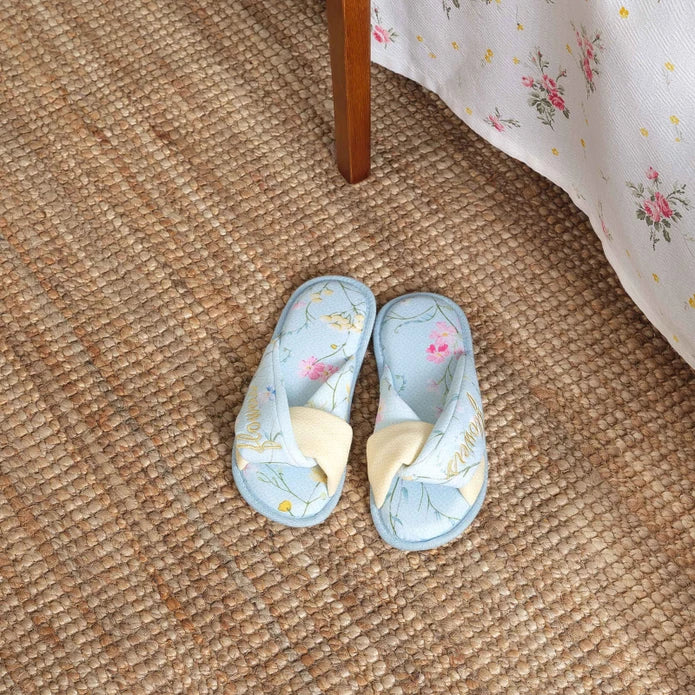 Karaca Home Eliana Yellow Slippers 38-39 200.20.01.0543 - Slippers - ebarza Furniture UAE | Shop Modern Furniture in Abu Dhabi & Dubai - مفروشات ايبازرا في الامارات | تسوق اثاث عصري وديكورات مميزة في دبي وابوظبي