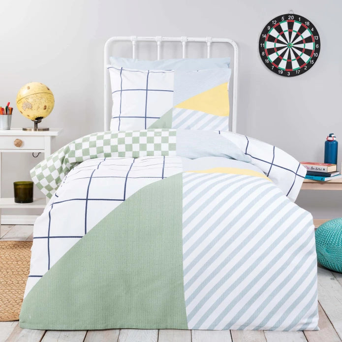 Karaca Home Young Parker Single 100% Cotton Pique 200.20.01.0149 - Bedding - ebarza Furniture UAE | Shop Modern Furniture in Abu Dhabi & Dubai - مفروشات ايبازرا في الامارات | تسوق اثاث عصري وديكورات مميزة في دبي وابوظبي